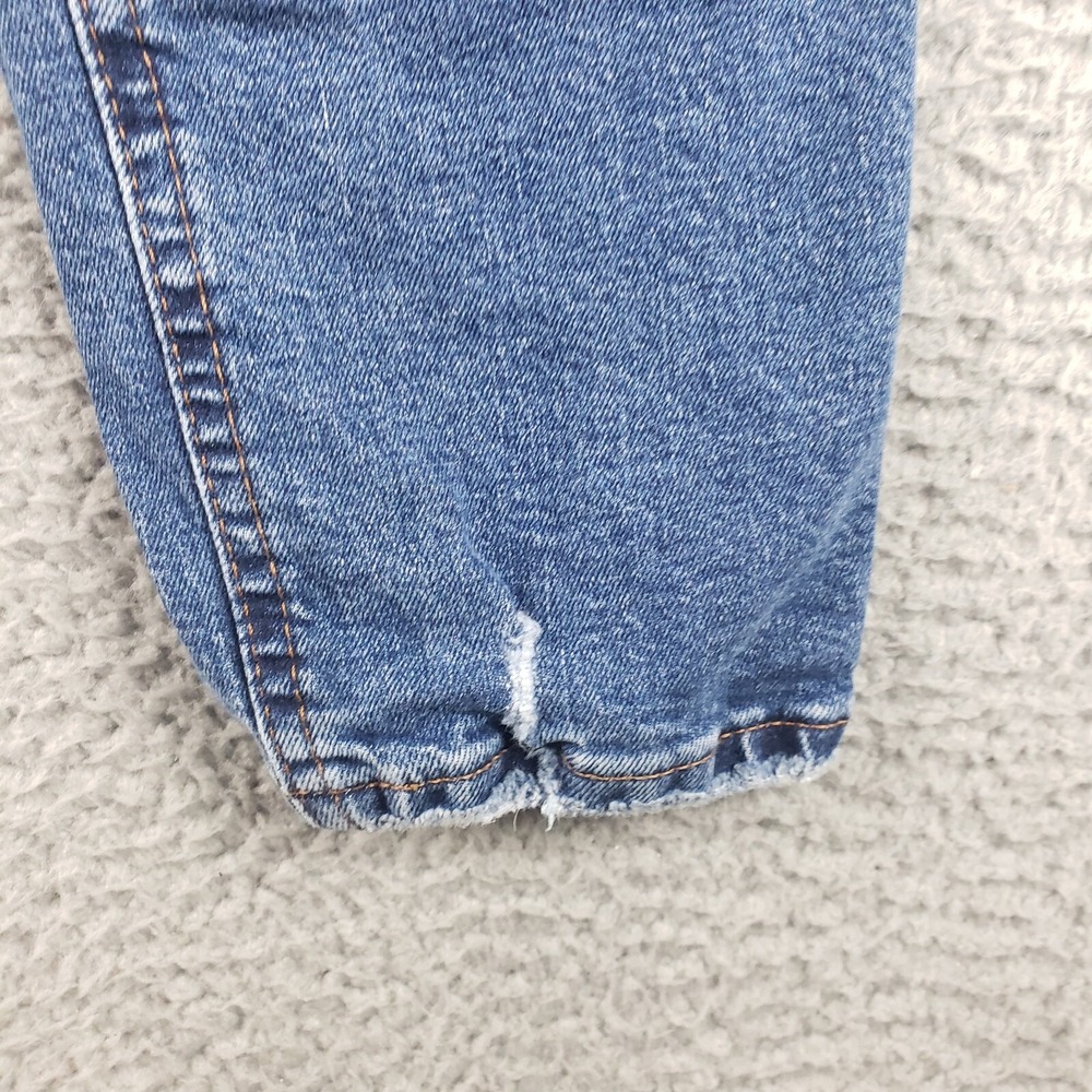 Mott & Bow Jeans Womens 26x27 Blue Boyfriend Distressed Medium Wash Stretch‎ - Picture 5 of 15